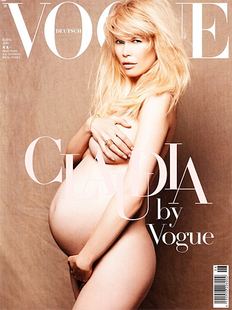 Modepilot Vogue Cover Claudia Schwanger