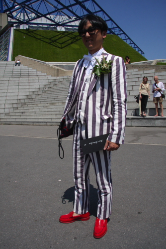 Modepilot getreifter Anzug Sommer 2010 Fashion Blog Mode Blog