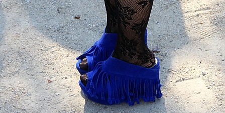 STreetstyle Fransenschuhe