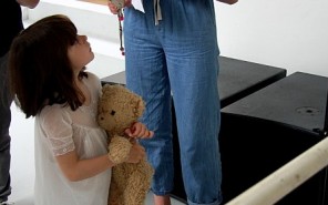 Kinder auf der Fashionweek