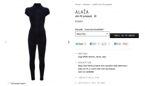 Alaia Jumpsuit Modepilot