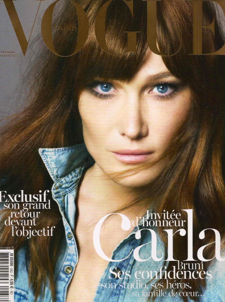 Modepilot-Vogue Cover Carla Bruni-Scan-Fashion-Blog