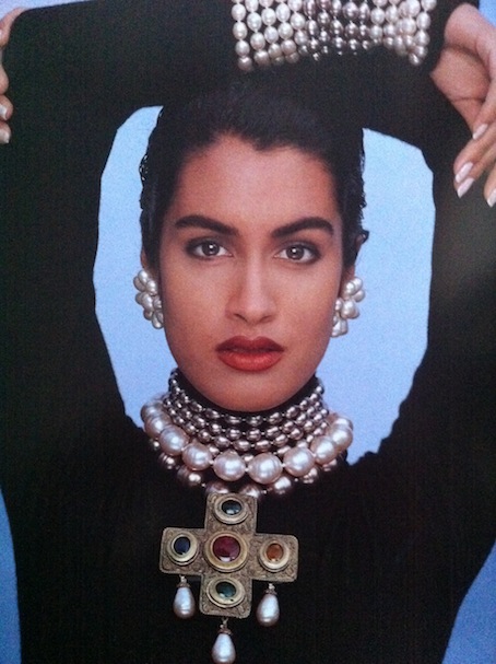 ... Top Models der beginnenden 90er Jahre: Yasmeen Ghauri.