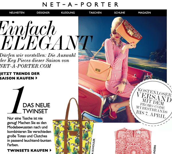 Free-Shipping bei Net-a-porter