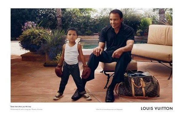 Muhammad Ali wirbt für Louis Vuitton