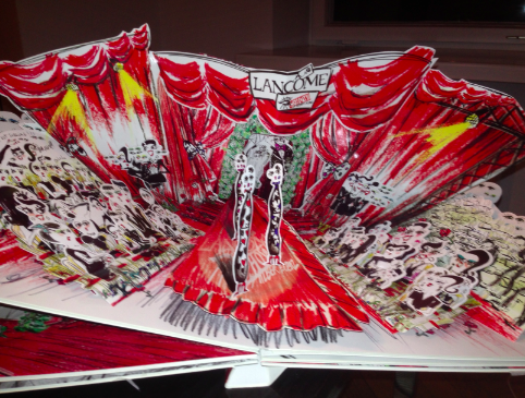 Pop-up book Alber Elbaz Lancome Modepilot