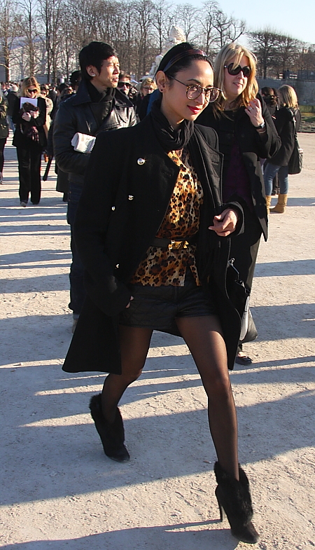 Modepilot-Streetstyle-Ledershorts-Leo-Fashionweek-paris-Mode-Blog-Barbara Markert