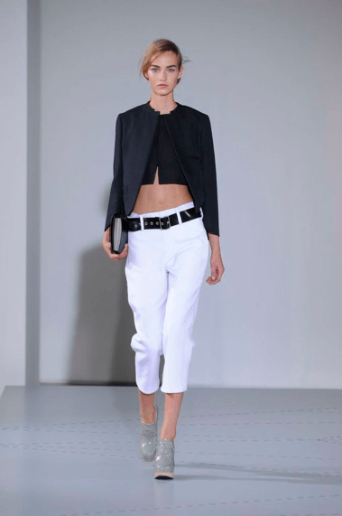 Jil Sander bauchfrei Sommer 2014 Modepilot