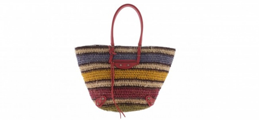 Balenciaga Straw Bag Multicolored_439 Euro a