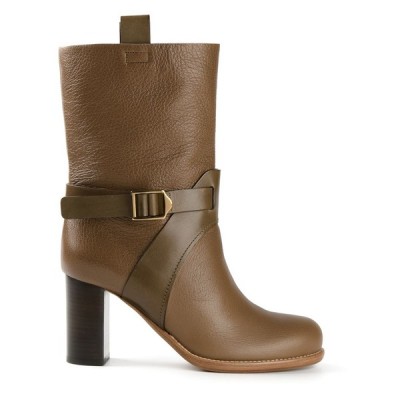 Chloé Mid-Half Boots über Farfetch