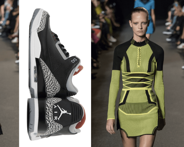 Sneaker dresses by Alexander Wang 2015