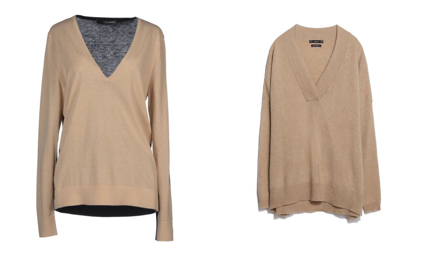 Kaschmirpullover Balenciaga Cashmere Yoox.com Zara Beige Modepilot