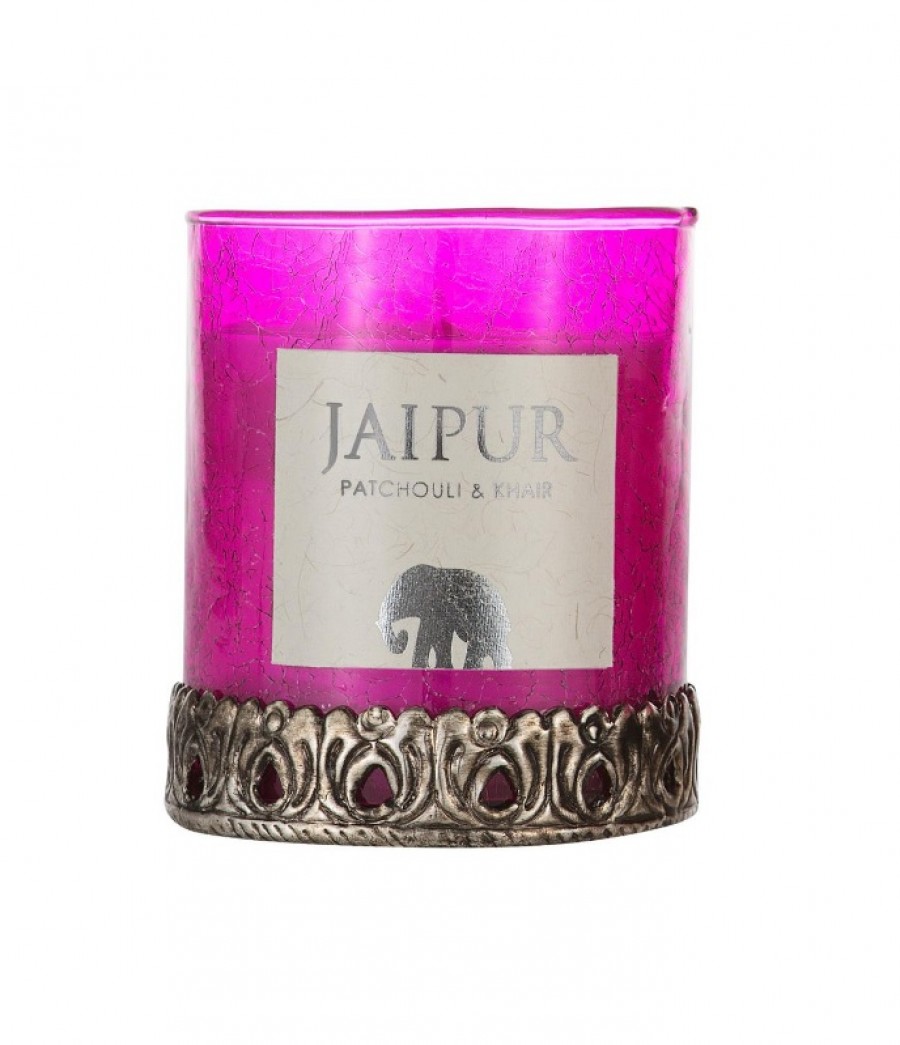 Scent of India candle - Jaipur L_patchouli and khair_INDISKA