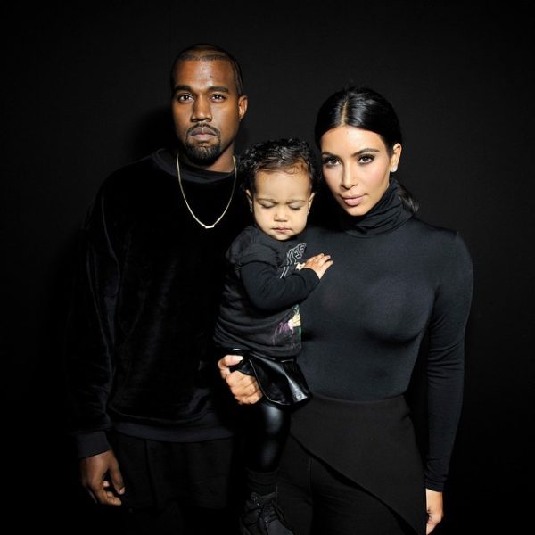 Kanye West, Kim Kardashian, North, Balenciaga