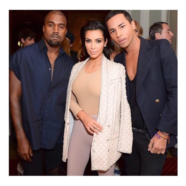 Kayne West, Kim Kardashian, Olivier Rousteing, Balmain, Afterparty