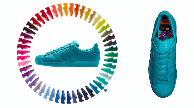 Adidas Classics Superstar Pharrell blue green Modepilot