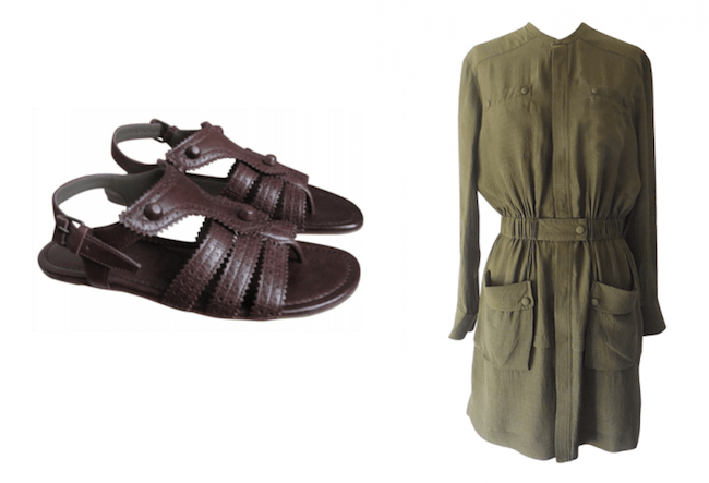 Sandalen Balenciaga Kleid Balenciaga Modepilot Videdressing