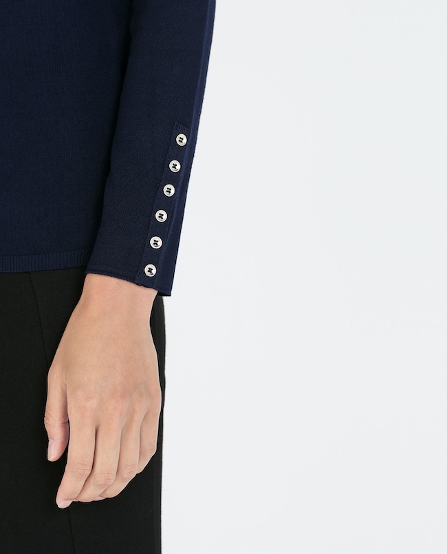 Zara Pullover viele Knöpfe an den Ärneln Modepilot