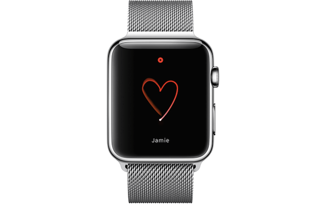 Scribble Heart Herz Apple Watch Modepilot