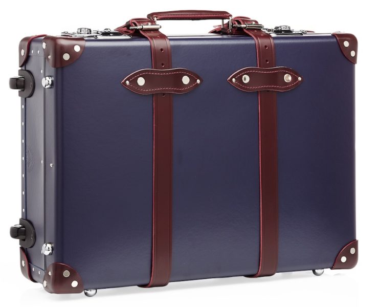 Koffer Modepilot GLOBE-TROTTER via STYLEBOP.com_CENTENARY 21 TROLLEY CASE_NAVY_BURGUNDY (1)