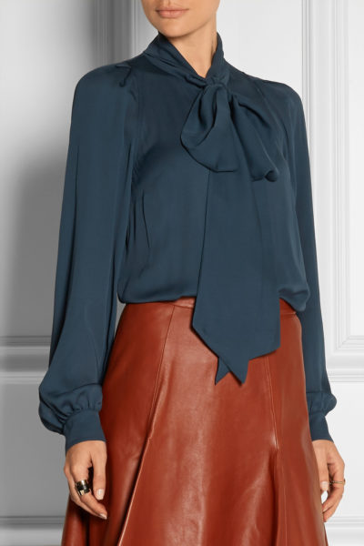 Schluppenbluse Gucci Net-a-porter Modepilot Thatcher blouse