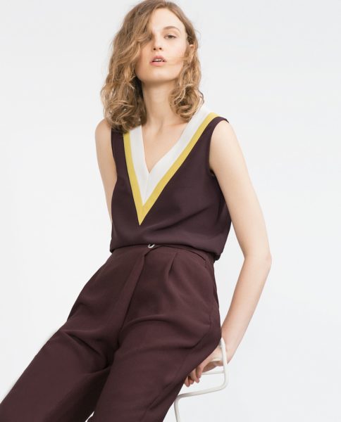 Überkreuzte Hose Zara Modepilot
