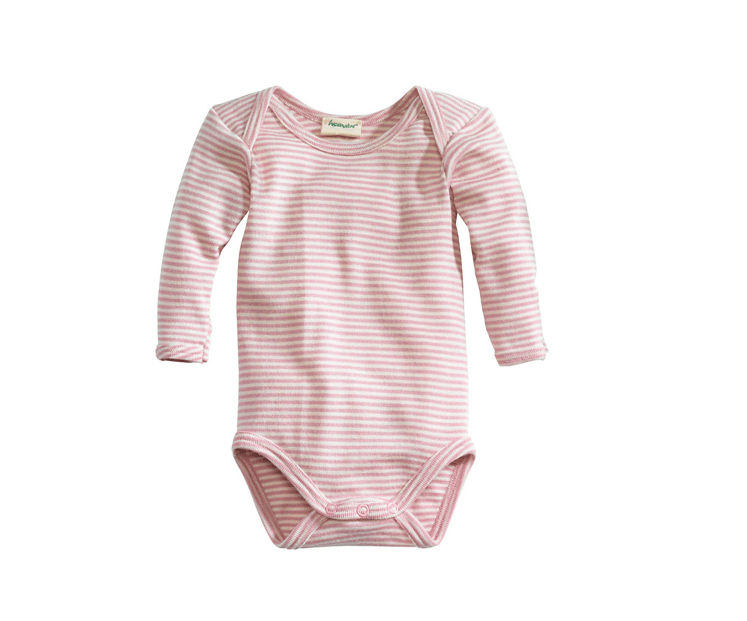 Babybody aus Bio-Schurwolle und Seide von hessnatur