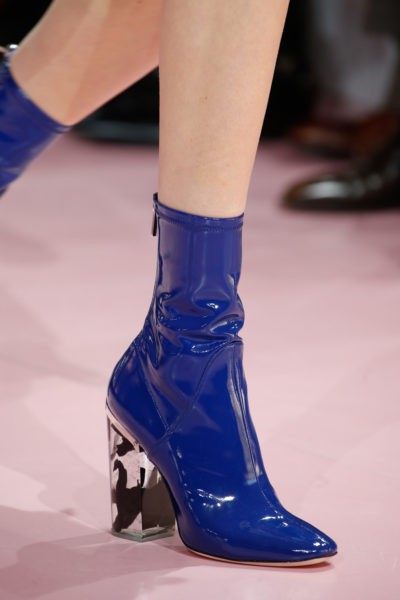 dior plexy acryl patent leather boots lackleder