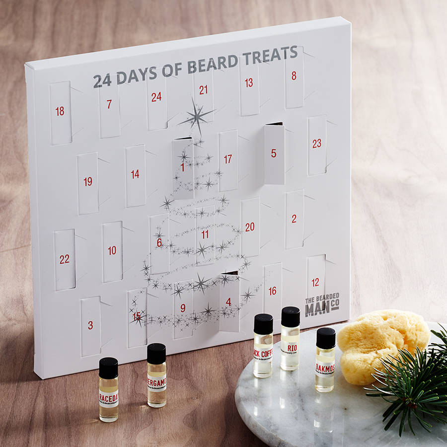 Adventskalender Herren Männer Bart Modepilot