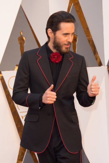 Jared Leto arrives at The 88th Oscars® at the Dolby® Theatre in Hollywood, CA on Sunday, February 28, 2016.