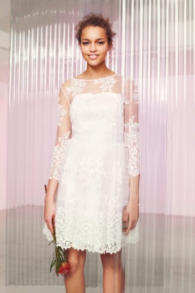Brautkleid lang weiß spitze unter 500 Euro