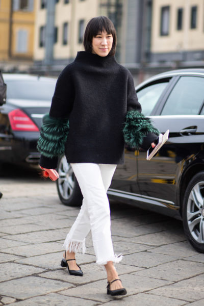 jeans frasen fringe saum streetstyle modepilot