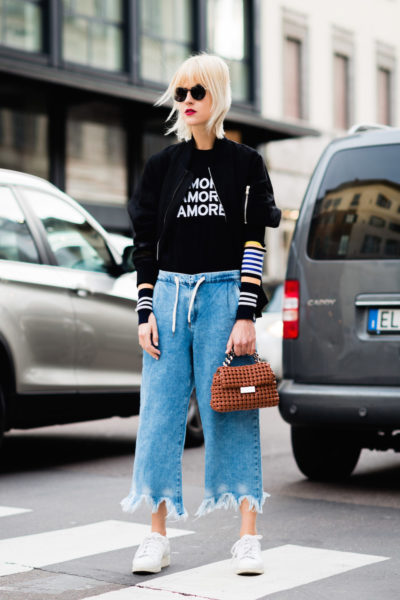 jeans frasen fringe saum streetstyle modepilot