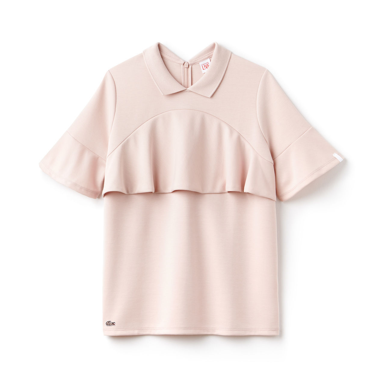 Lacoste Poloshirt rosa Volant Modepilot