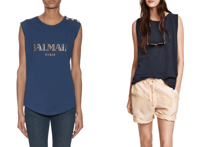 Tanktop Blau Balmain Modepilot