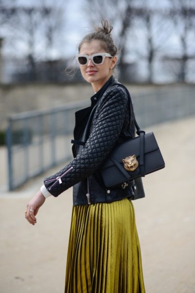 Lederjacke Streetstyle Modepilot Paris