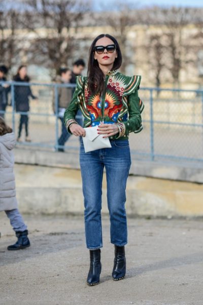 Lederjacke Valentino Streetstyle Modepilot Paris