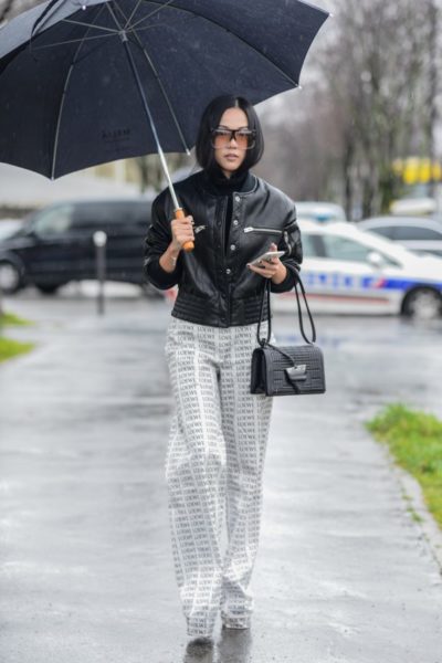 Lederjacke Streetstyle Modepilot Paris