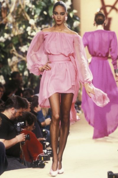 Yves Saint Laurent Off-shoulder Modepilot 1988