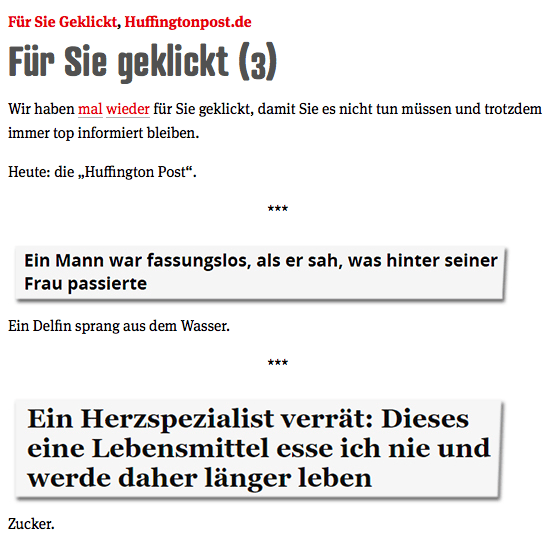 Bildblog für sie geklickt Modepilot