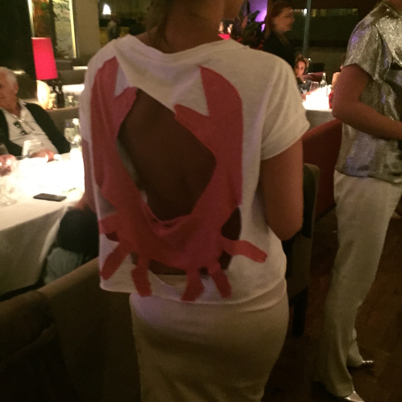 Crab Shirt Krabbe Krebs Heel Athens Lab Modepilot