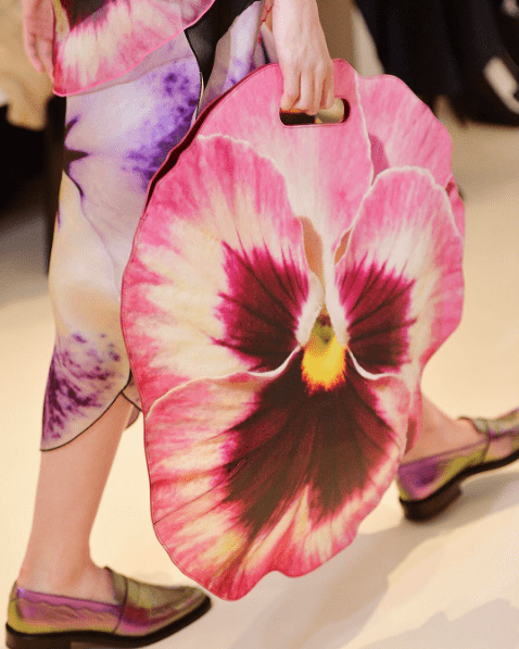 Christopher Kane Pansy Bag Modepilot Stiefmütterchen