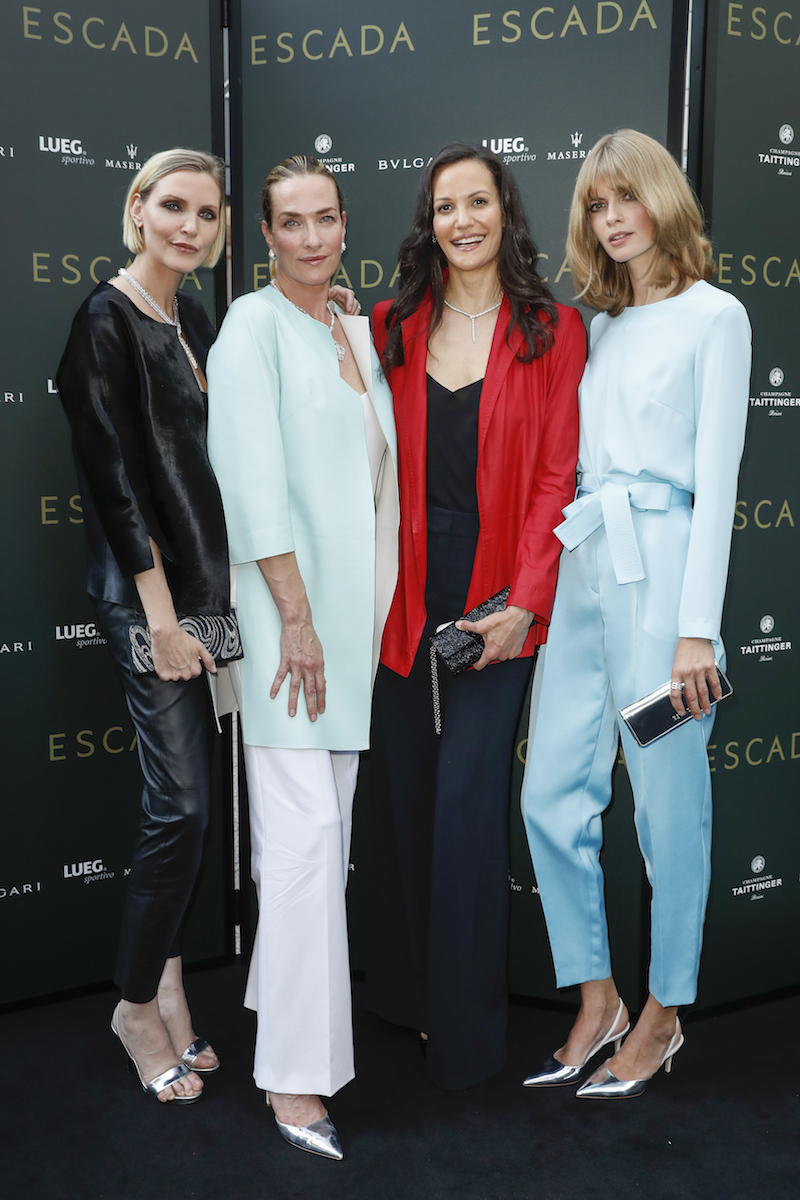 Escada Shop Event Nadja Auermann Tatjana Patitz Julia Stegner Modepilot