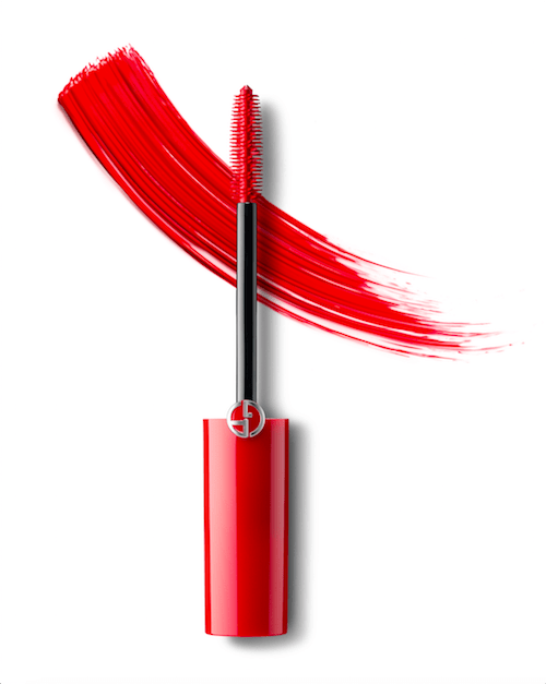 Giorgio Armani Cosmetics Wimperntusche rot EM Make-up Mascara Modepilot