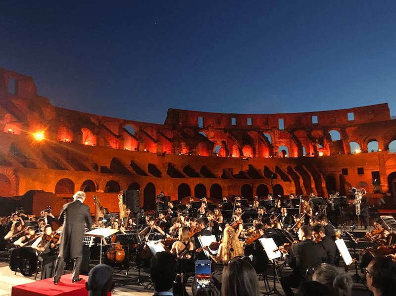 Zubin Mehta Tods Modepilot Kolosseum Rom Konzert