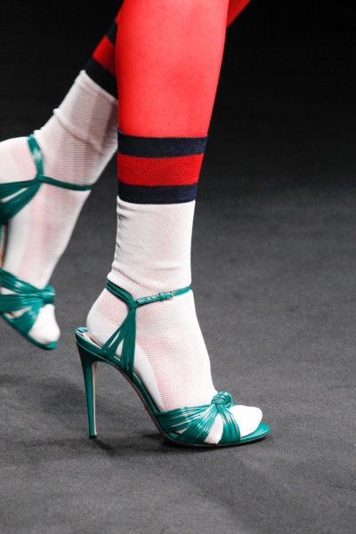 Gucci Herbst/Winter 2016 socken styling