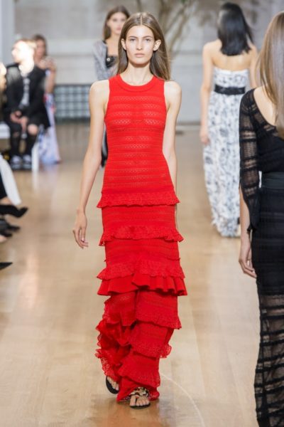 Oscar de la Renta Modepilot Sommer 2017 Trends