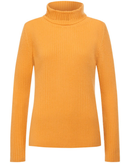 gelb cashmere pullover rollkragen modepilot