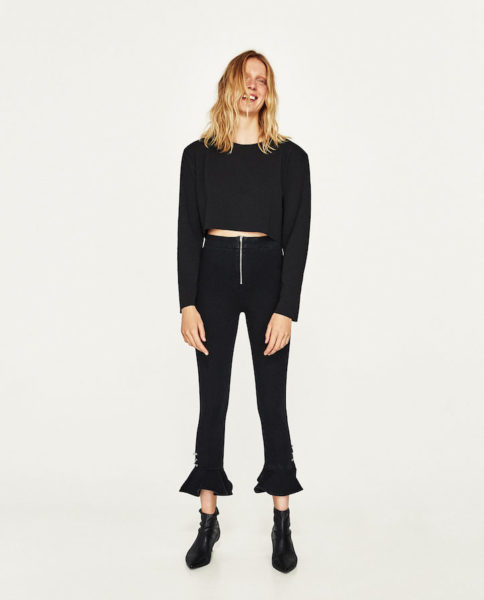 Zara Ruffle Pants Modepilot