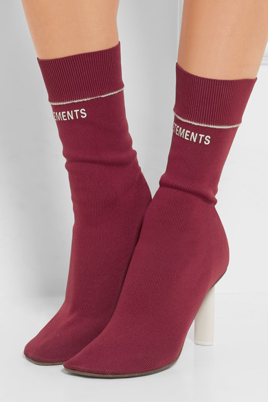 Vetements Stiefelette Socke Modepilot